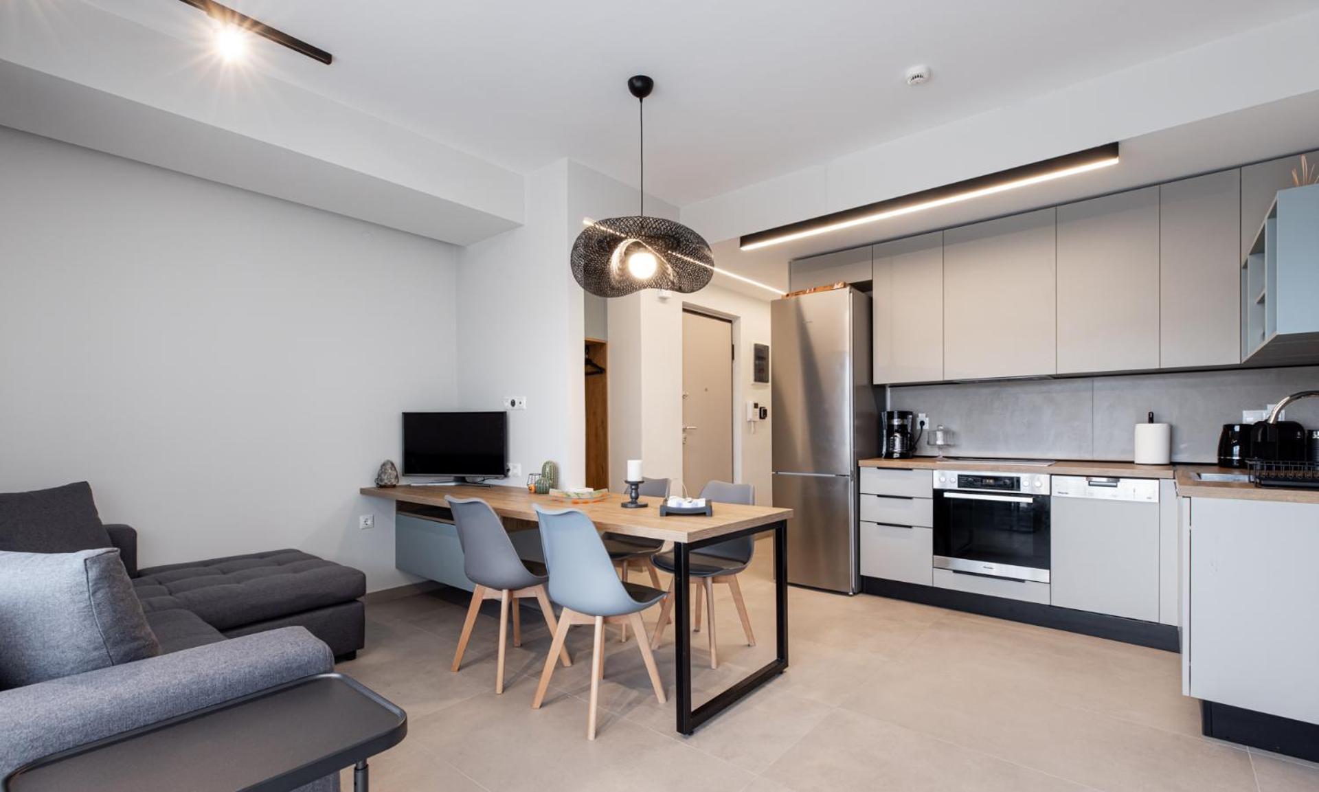 Cozy Apartment In Kalamaria, Salonic Exterior foto